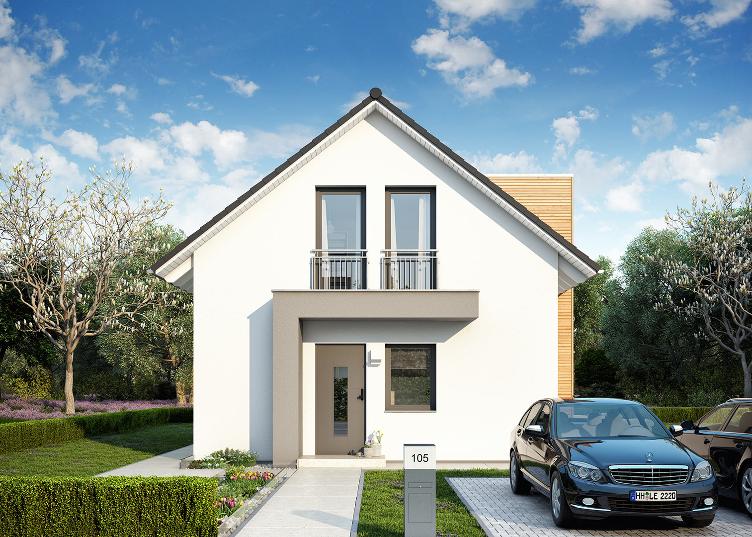 LifeStyle 13.07 S Einfamilienhaus - Fertighaus bauen mit massa haus