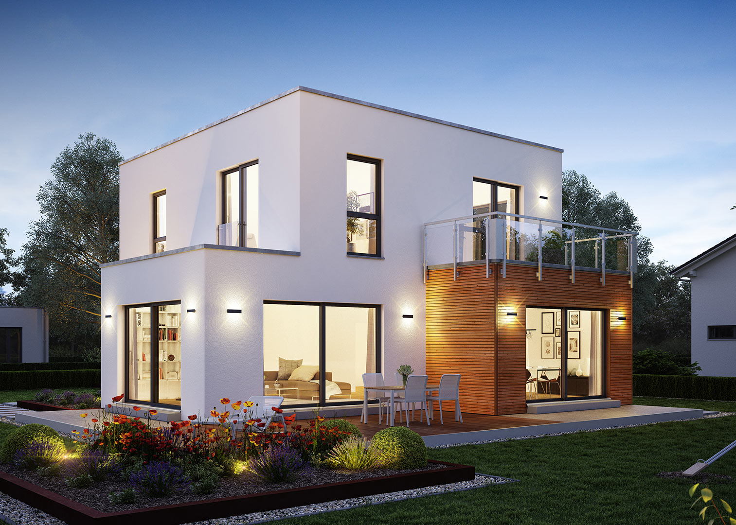 LifeStyle 13.10 F Einfamilienhaus - Fertighaus bauen mit ...